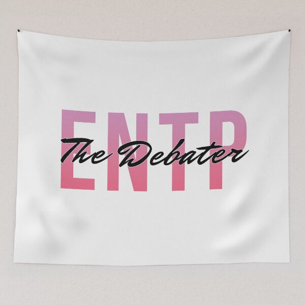 Item preview, ENTP - The Debater Pink Gradient designed and sold by DanLopesMerch.