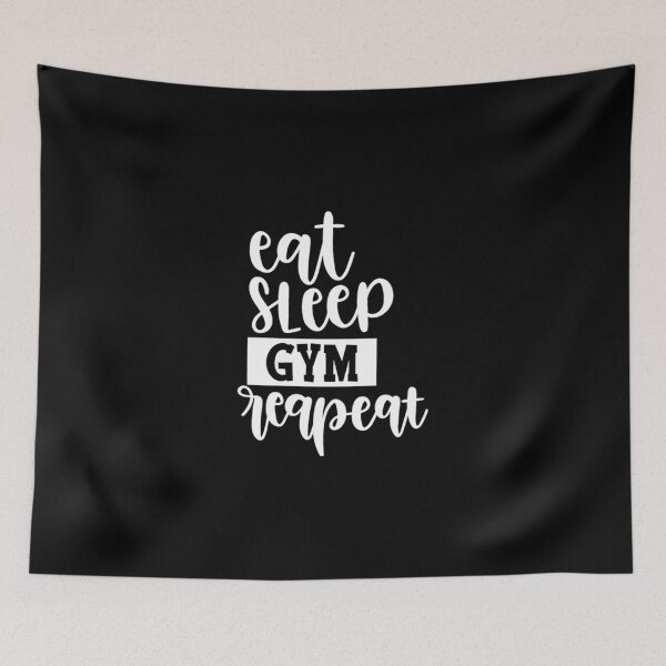Item preview, Exercise Eat Sleep Gym Repeat Classic T-Shirt designed and sold by ethenfran6.