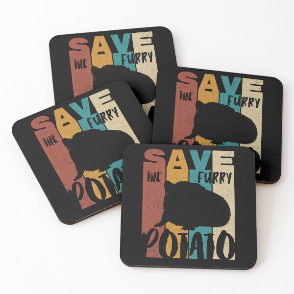 Item preview, Save The Furry Potato, Retro Vintage Design, Earth Day designed and sold by PROMEN Creativity.