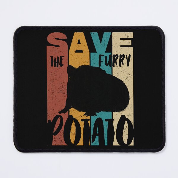 Item preview, Save The Furry Potato, Retro Vintage Design, Earth Day designed and sold by PROMEN Creativity.