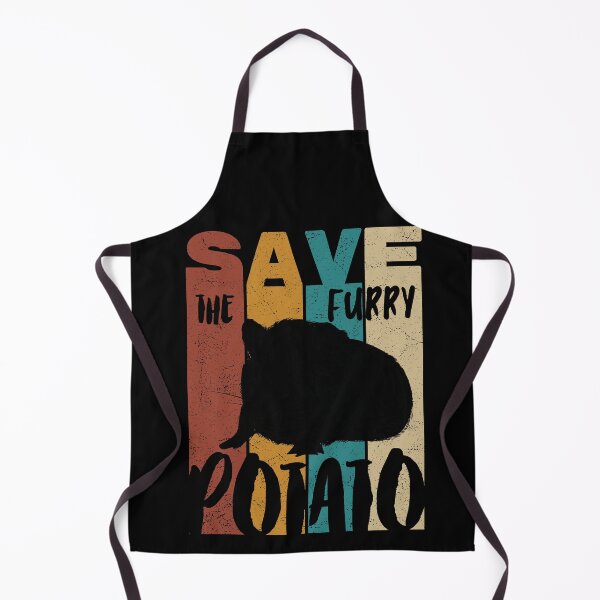 Item preview, Save The Furry Potato, Retro Vintage Design, Earth Day designed and sold by PROMEN Creativity.