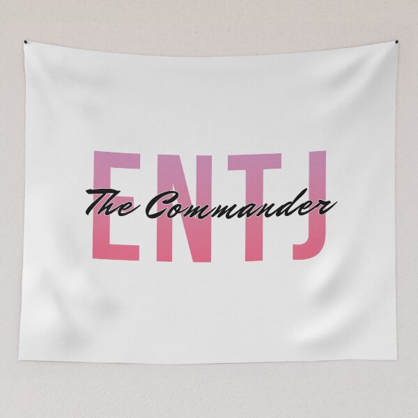 Item preview, ENTJ - The Commander Pink Gradient designed and sold by DanLopesMerch.