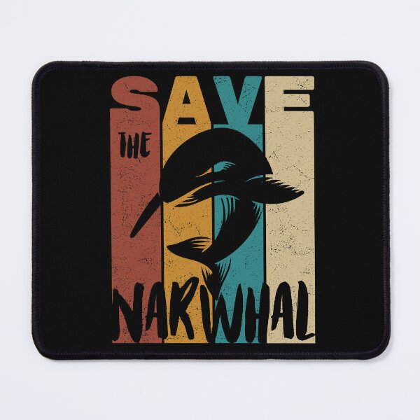 Item preview, Save The Narwhal, Retro Vintage Design, Earth Day designed and sold by PROMEN Creativity.