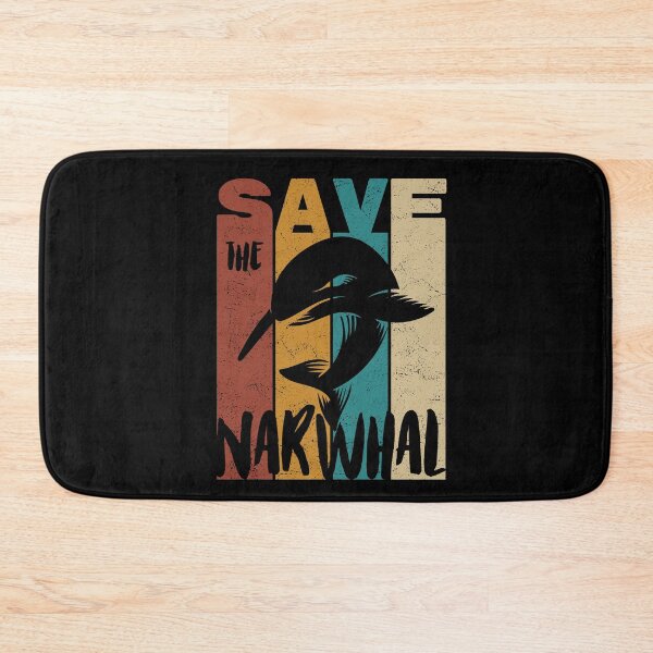 Item preview, Save The Narwhal, Retro Vintage Design, Earth Day designed and sold by PROMEN Creativity.