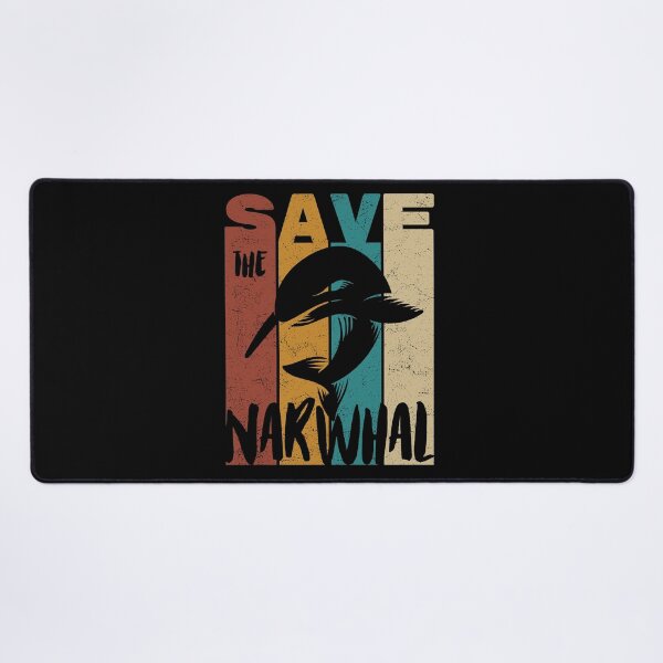 Item preview, Save The Narwhal, Retro Vintage Design, Earth Day designed and sold by PROMEN Creativity.