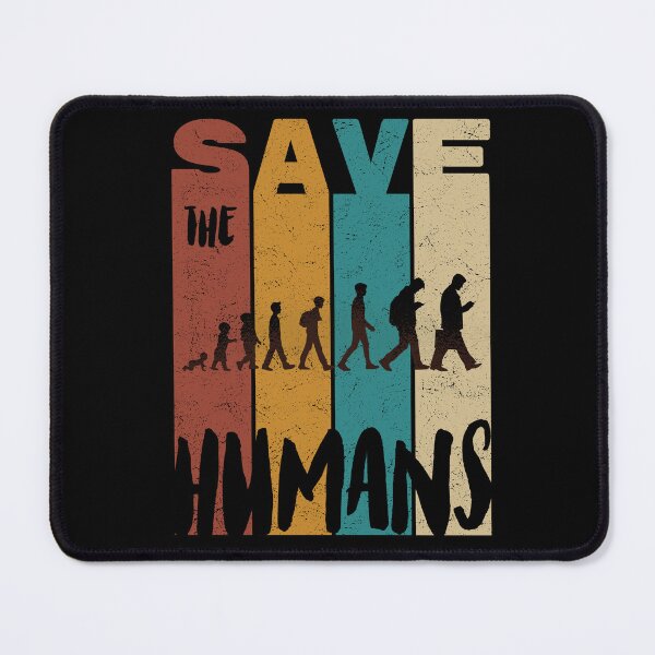 Item preview, Save The Humans, Retro Vintage Design, Earth Day designed and sold by PROMEN Creativity.