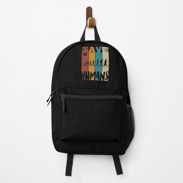 Item preview, Save The Humans, Retro Vintage Design, Earth Day designed and sold by PROMEN Creativity.