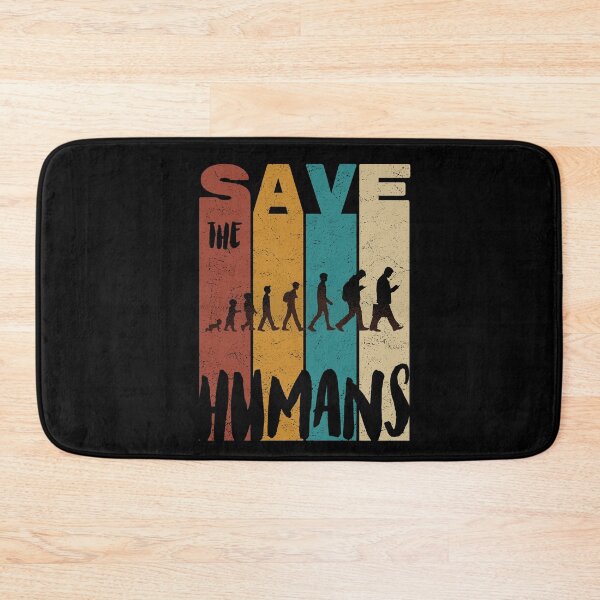 Item preview, Save The Humans, Retro Vintage Design, Earth Day designed and sold by PROMEN Creativity.