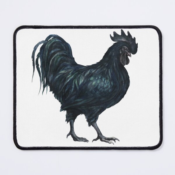 Item preview, Ayam Cemani rooster designed and sold by P-Jaworska.