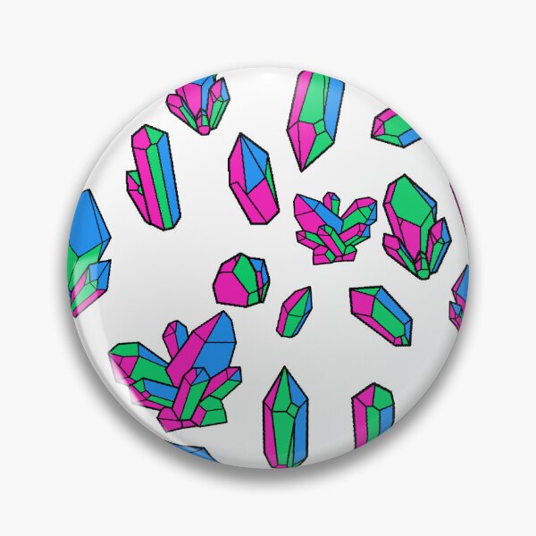 Item preview, Polyromantic / Polysexual Pride Flag Crystal Pattern designed and sold by Nixx Riken.