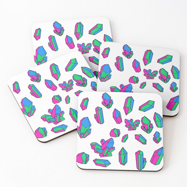 Item preview, Polyromantic / Polysexual Pride Flag Crystal Pattern designed and sold by Nixx Riken.