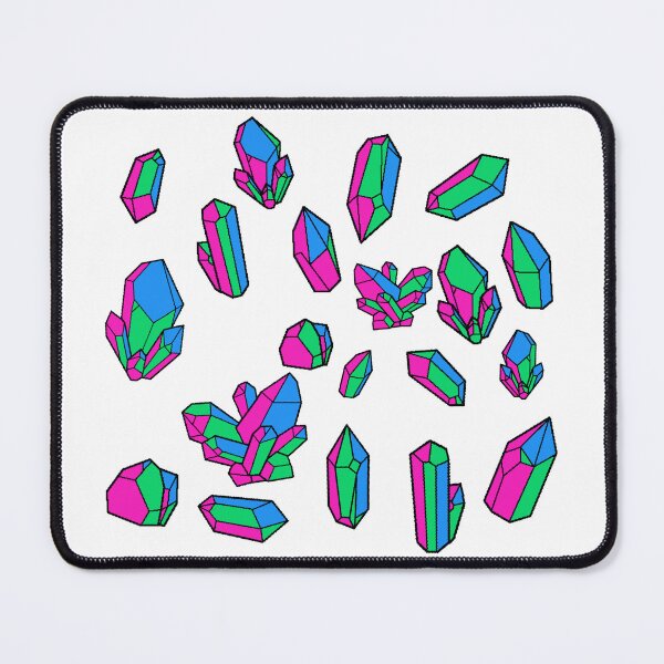 Item preview, Polyromantic / Polysexual Pride Flag Crystal Pattern designed and sold by Nixx Riken.