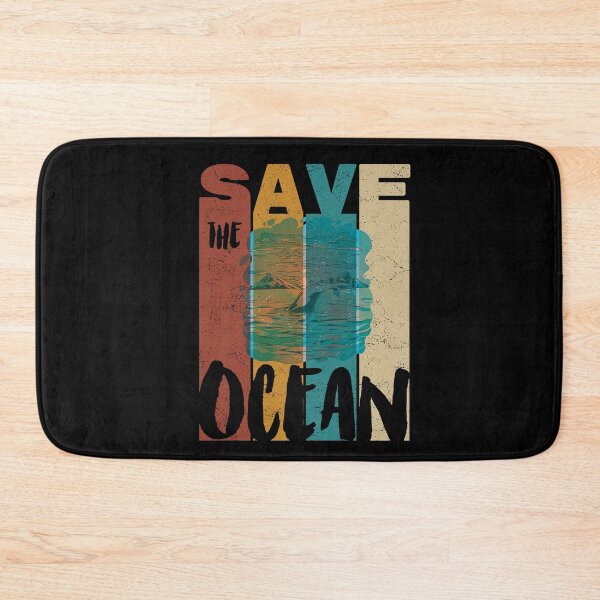 Item preview, Save The Ocean, Retro Vintage Design, Earth Day designed and sold by PROMEN Creativity.