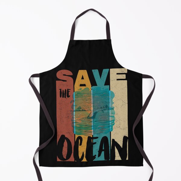 Item preview, Save The Ocean, Retro Vintage Design, Earth Day designed and sold by PROMEN Creativity.