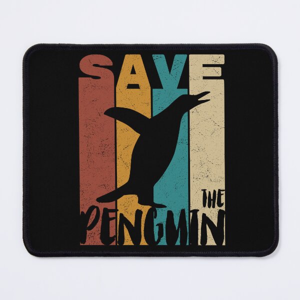Item preview, Save The Penguin, Retro Vintage Design, Earth Day designed and sold by PROMEN Creativity.