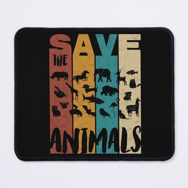Item preview, Save The Animals, Retro Vintage Design, Earth Day designed and sold by PROMEN Creativity.