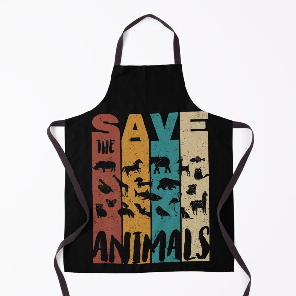 Item preview, Save The Animals, Retro Vintage Design, Earth Day designed and sold by PROMEN Creativity.