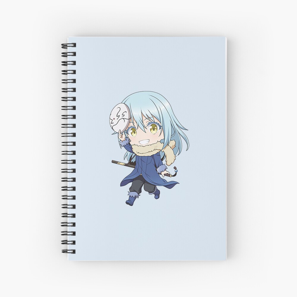 That Time I Got Reincarnated As A Slime Chibi Rimuru Tempest Spiral Notebook By Nicoburritoo 4925