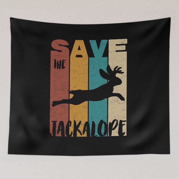 Item preview, Save The jackalope, Retro Vintage Design, Earth Day designed and sold by PROMEN Creativity.