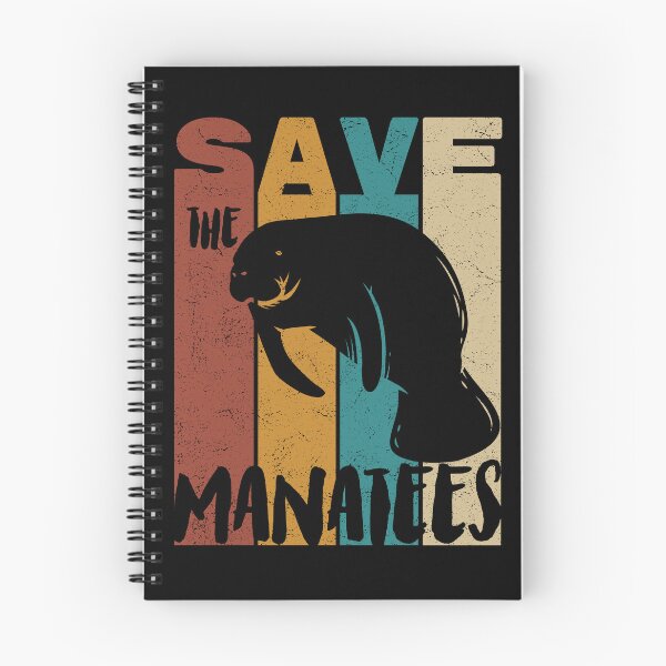 Item preview, Save The Manatees, Retro Vintage Design, Earth Day designed and sold by PROMEN Creativity.