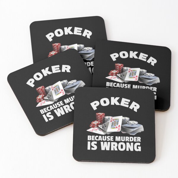 Item preview, Poker because Murder is Wrong Casino Dealer Funny Gambling designed and sold by SweetbeStore.