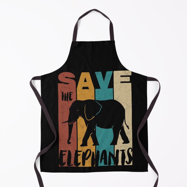 Item preview, Save The Elephants, Retro Vintage Design, Earth Day designed and sold by PROMEN Creativity.