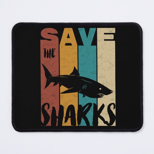 Item preview, Save The Sharks, Retro Vintage Design, Earth Day designed and sold by PROMEN Creativity.