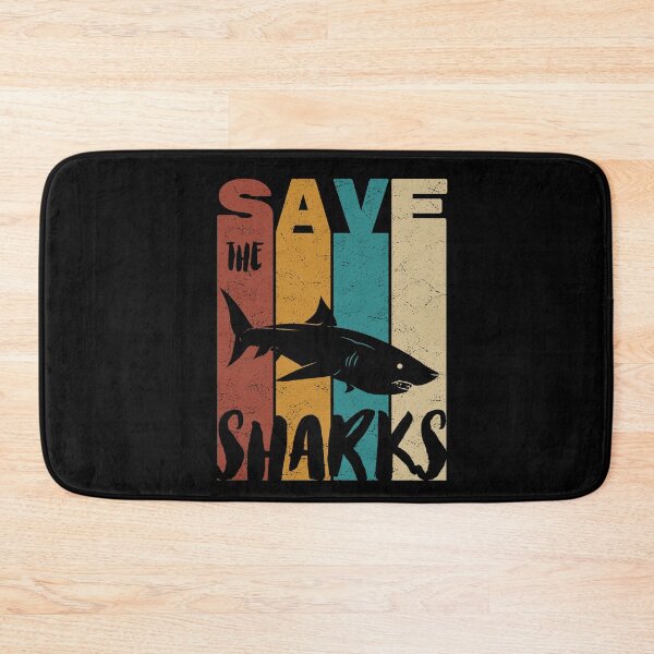 Item preview, Save The Sharks, Retro Vintage Design, Earth Day designed and sold by PROMEN Creativity.