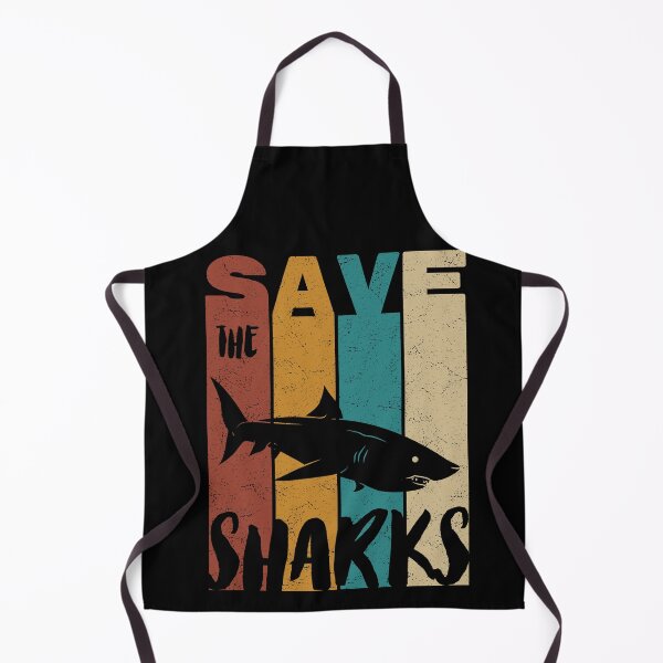 Item preview, Save The Sharks, Retro Vintage Design, Earth Day designed and sold by PROMEN Creativity.