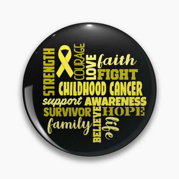 Item preview, Childhood Cancer Awareness - Strength Courage Faith Hope Love Fight Support Survivor Family Life Believe designed and sold by Hilten.