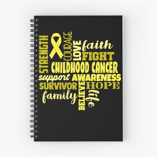 Item preview, Childhood Cancer Awareness - Strength Courage Faith Hope Love Fight Support Survivor Family Life Believe designed and sold by Hilten.