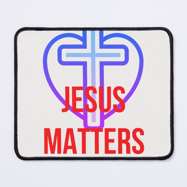 Item preview, Jesus Matters Christian cross inside heart designed and sold by dreamwearprints.