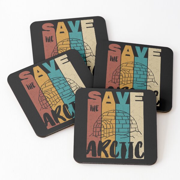 Item preview, Save The Arctic, Retro Vintage Design, Earth Day designed and sold by PROMEN Creativity.
