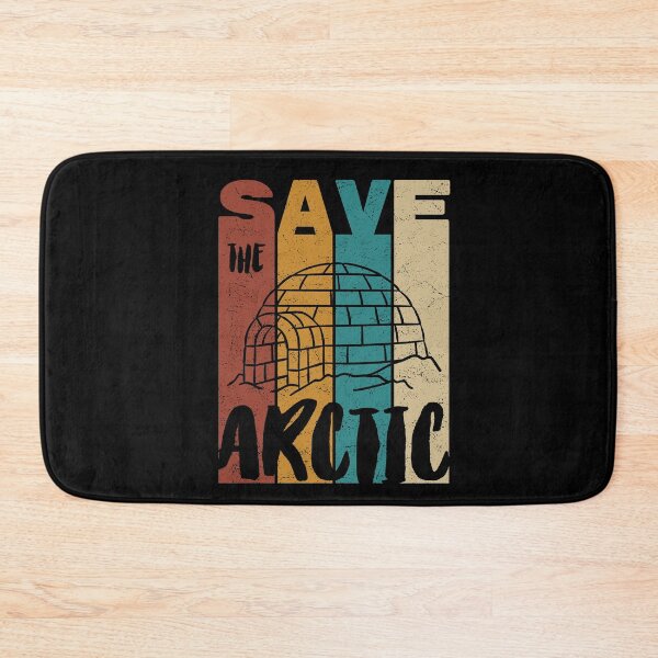 Item preview, Save The Arctic, Retro Vintage Design, Earth Day designed and sold by PROMEN Creativity.