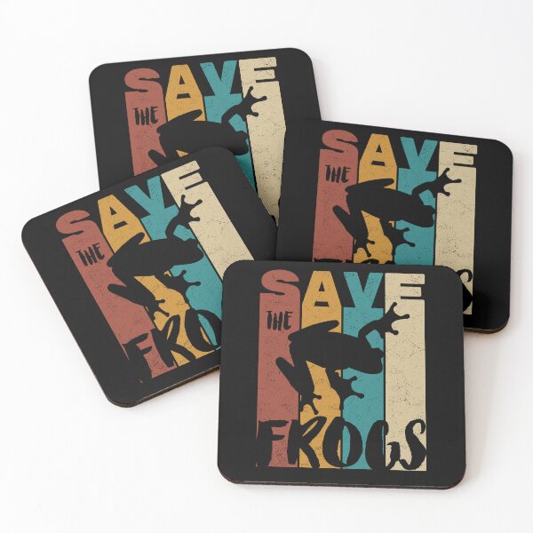 Item preview, Save The Frogs, Retro Vintage Design, Earth Day designed and sold by PROMEN Creativity.