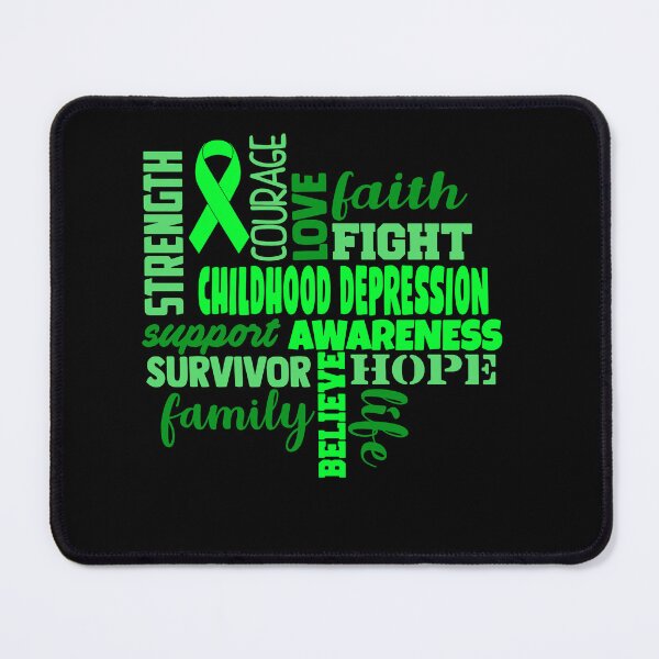Item preview, Childhood Depression Awareness - Strength Courage Faith Hope Love Fight Support Survivor Family Life Believe designed and sold by Hilten.