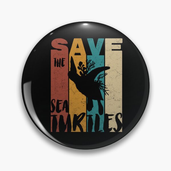Item preview, Save The Sea Turtles, Retro Vintage Design, Earth Day designed and sold by PROMEN Creativity.