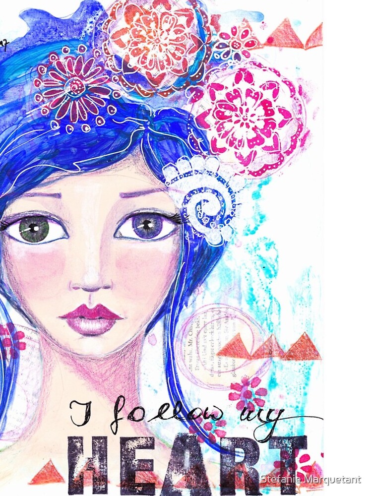 Thumbnail 4 von 4, iPhone-Hülle, I follow my heart | Ich folge meinem Herzen designt und verkauft von AngelArt444.
