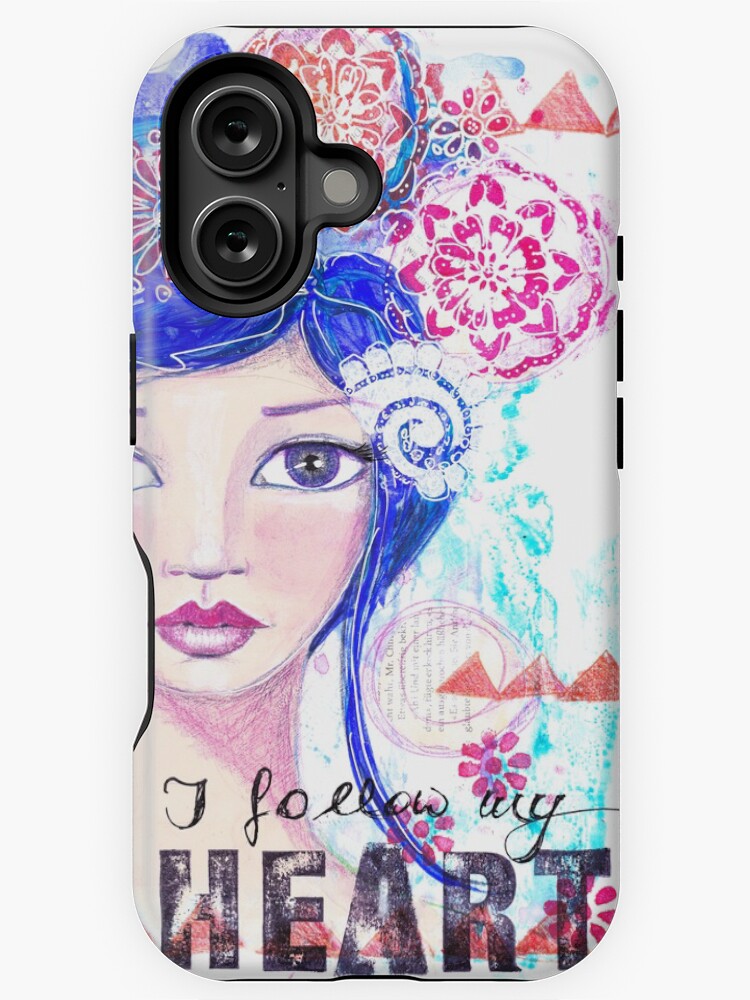 Thumbnail 1 von 4, iPhone-Hülle, I follow my heart | Ich folge meinem Herzen designt und verkauft von AngelArt444.