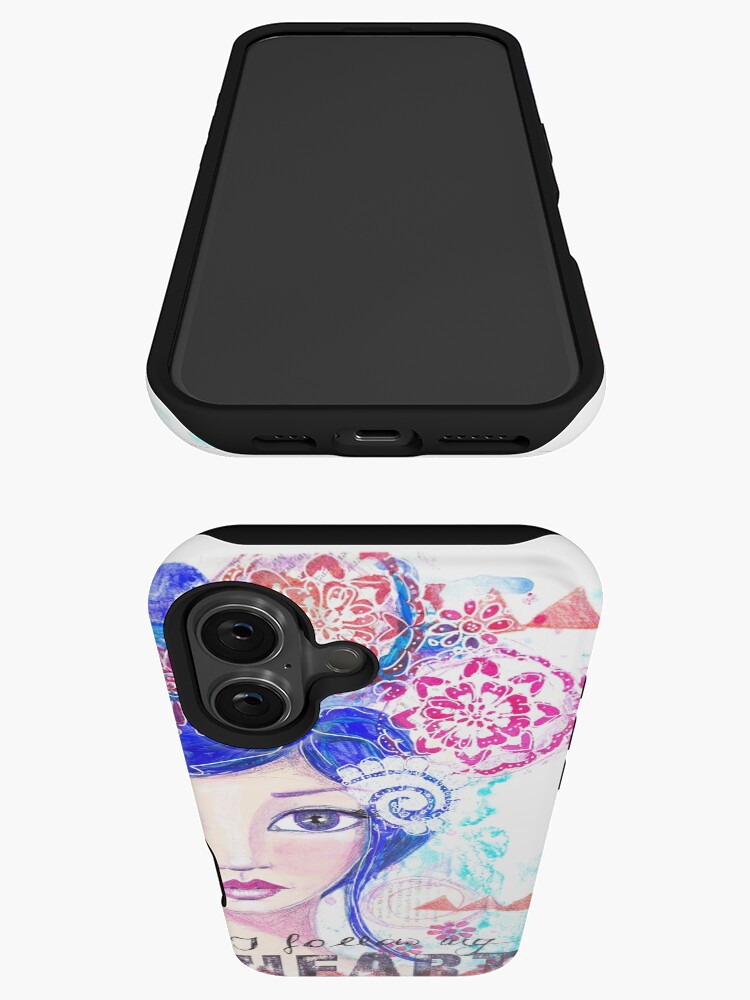 Thumbnail 3 von 4, iPhone-Hülle, I follow my heart | Ich folge meinem Herzen designt und verkauft von AngelArt444.
