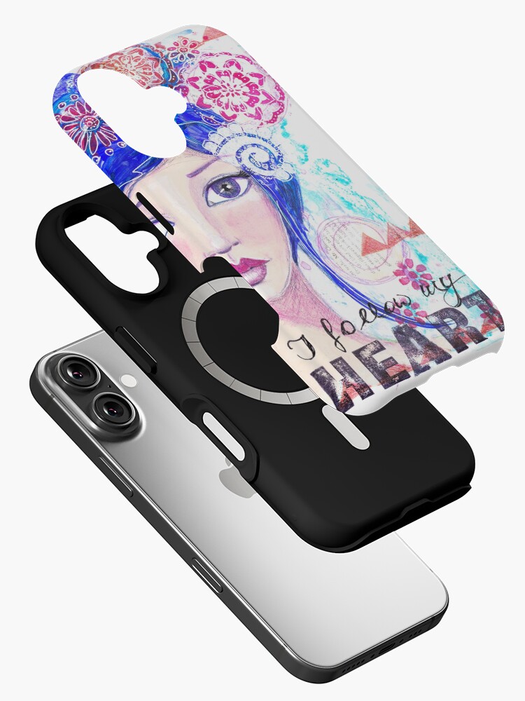 Thumbnail 2 von 4, iPhone-Hülle, I follow my heart | Ich folge meinem Herzen designt und verkauft von AngelArt444.