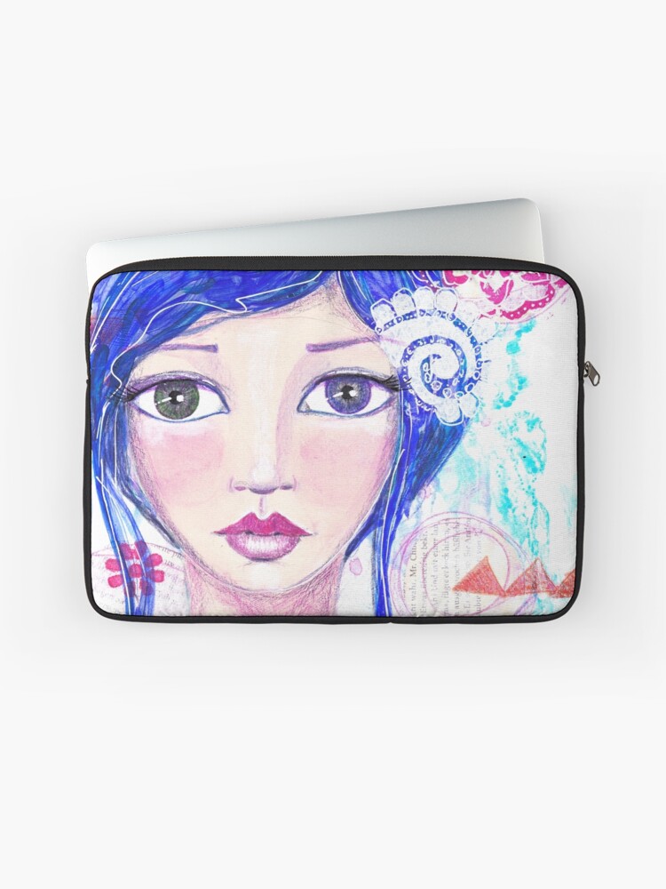 Thumbnail 1 von 2, Laptoptasche, I follow my heart | Ich folge meinem Herzen designt und verkauft von AngelArt444.