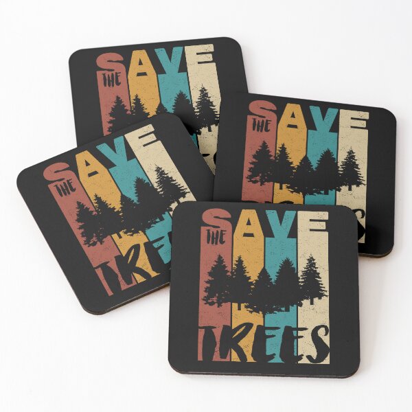 Item preview, Save The Trees, Retro Vintage Design, Earth Day designed and sold by PROMEN Creativity.