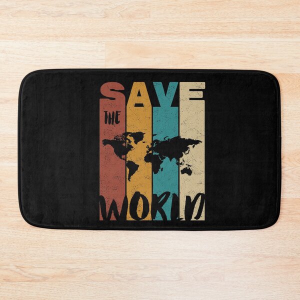 Item preview, Save The World, Retro Vintage Design, Earth Day designed and sold by PROMEN Creativity.