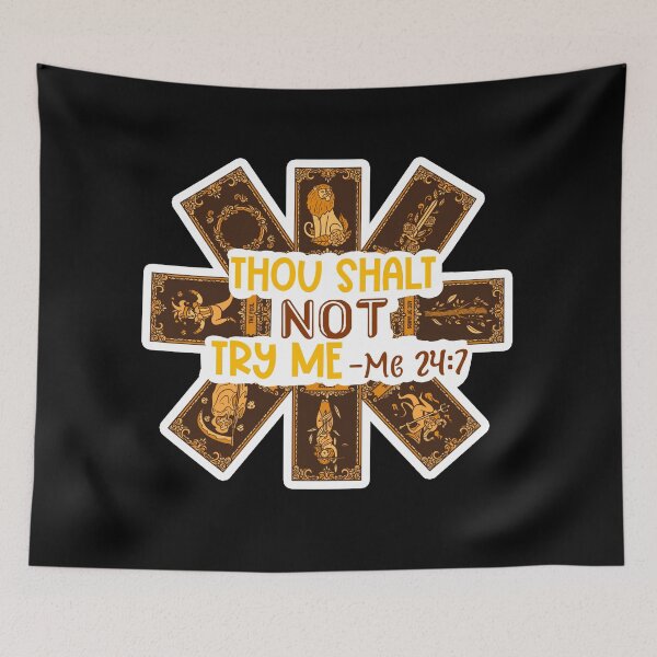 Item preview, Thou shalt not try me me 24/7- funny mom/ Mother’s Day designed and sold by Designs Of all kinds.