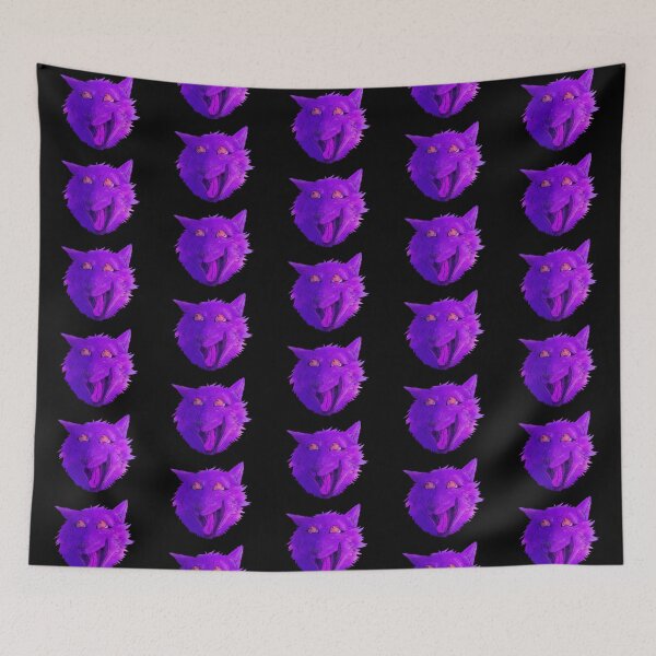 Item preview, Smiling Galaxy Wolf designed and sold by RainaFusonArt.