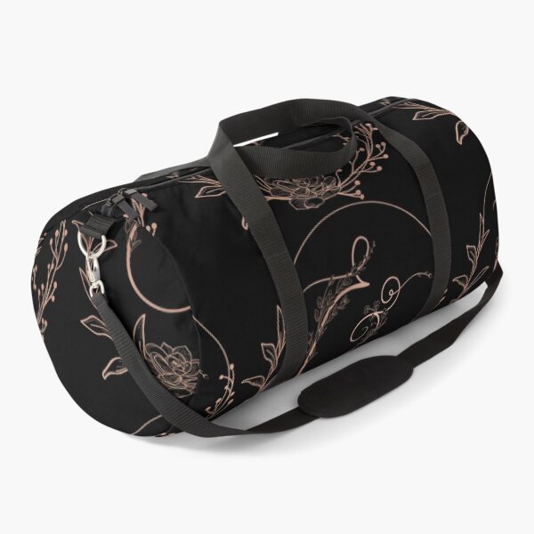 Item preview, Rose Gold Floral Monogram E designed and sold by ModernStyleBoho.