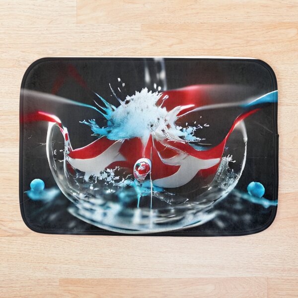 Item preview, AQUEOUS ART - BLUE, WHITE, RED designed and sold by AqueousAI.