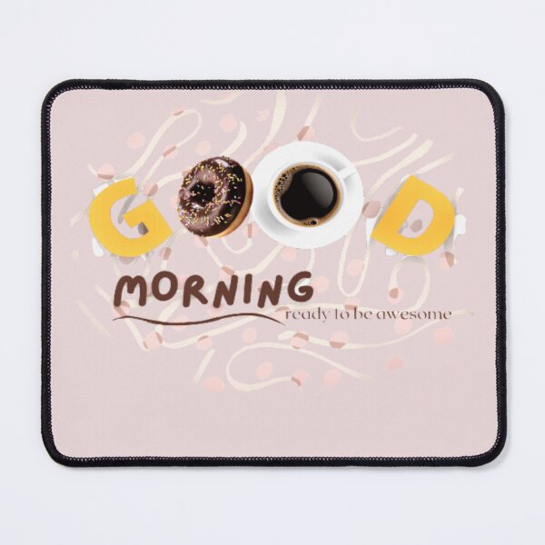 Item preview, donut coffee morning, All Things is Possible With Coffee, funny coffee motivation, irresistible coffee, Donut coffee morning designed and sold by Nicedeco.