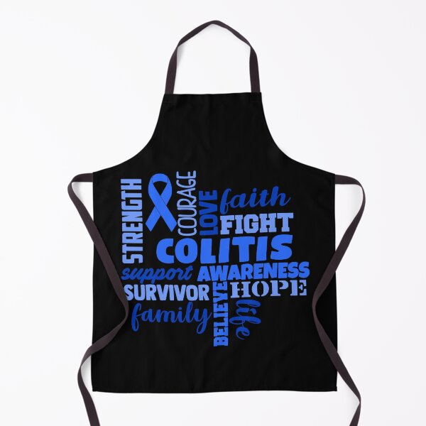 Item preview, Colitis Awareness - Strength Courage Faith Hope Love Fight Support Survivor Family Life Believe designed and sold by Hilten.